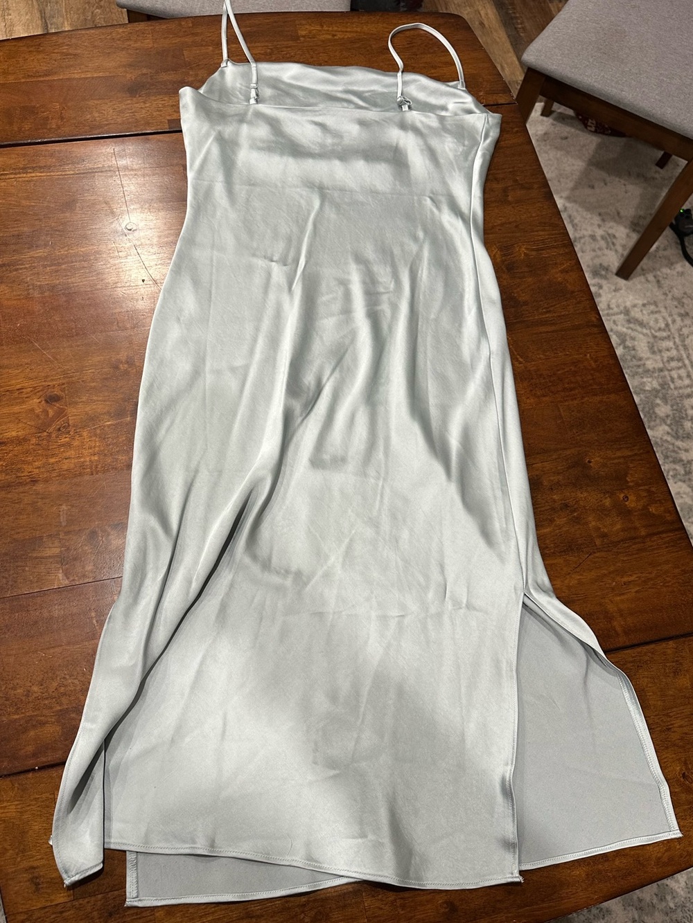 Express Satin Midi Dress - Picture 4 of 4
